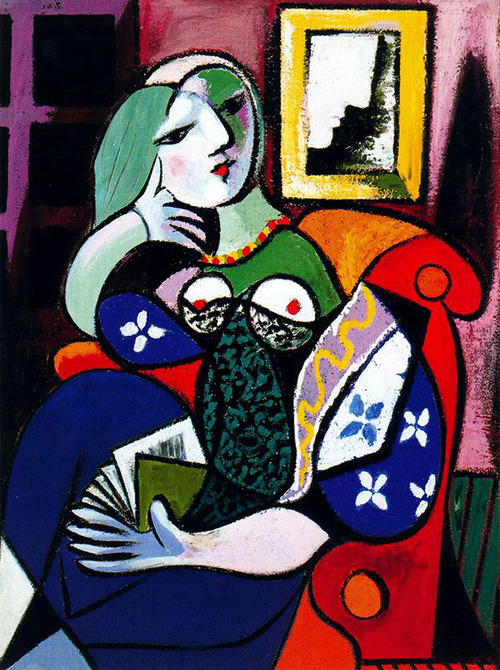 Picasso Woman with a Book