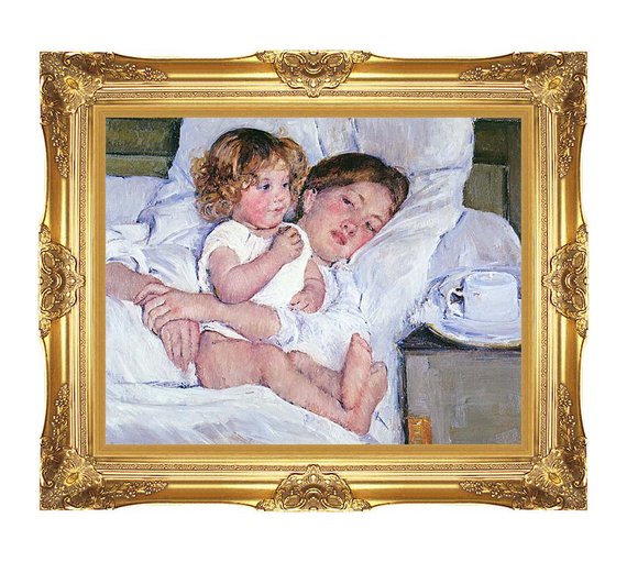 Breakfast in Bed by Cassatt