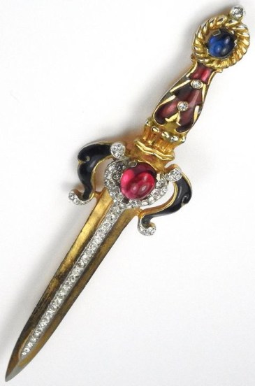 ruby and diamonds dagger